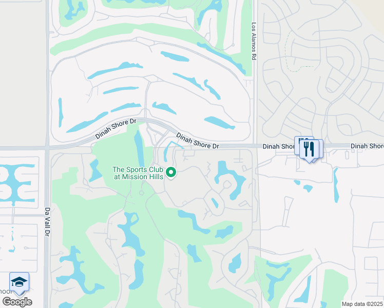 map of restaurants, bars, coffee shops, grocery stores, and more near 326 Forest Hills Drive in Rancho Mirage