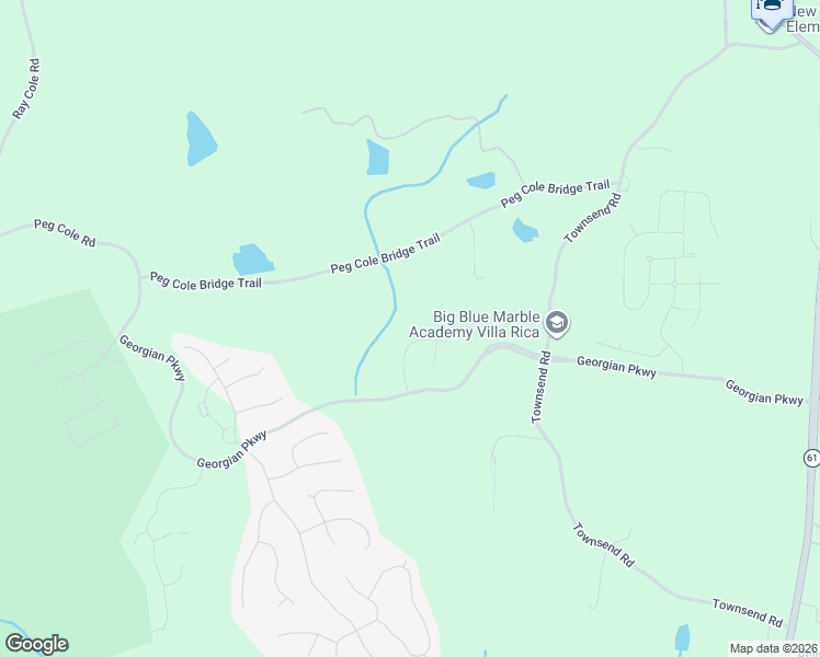 map of restaurants, bars, coffee shops, grocery stores, and more near 133 Stafford Lane in Villa Rica