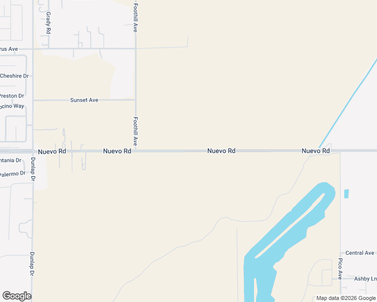 map of restaurants, bars, coffee shops, grocery stores, and more near 27341 Nuevo Road in Perris