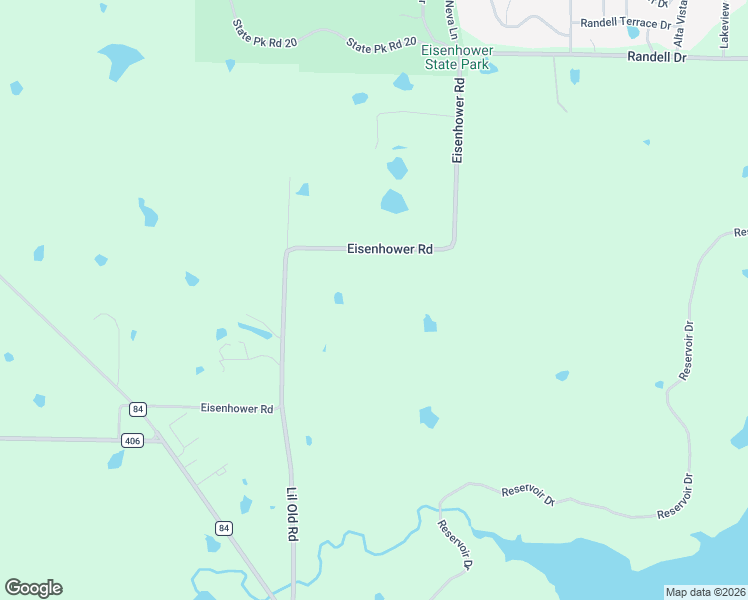 map of restaurants, bars, coffee shops, grocery stores, and more near 616-898 Eisenhower Road in Denison