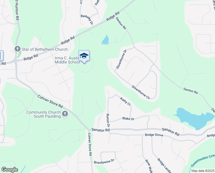 map of restaurants, bars, coffee shops, grocery stores, and more near 370 Burton Drive in Douglasville