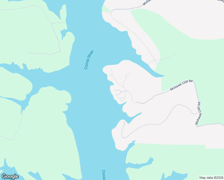map of restaurants, bars, coffee shops, grocery stores, and more near 1897 Mohawk Cliff Road in Ohatchee