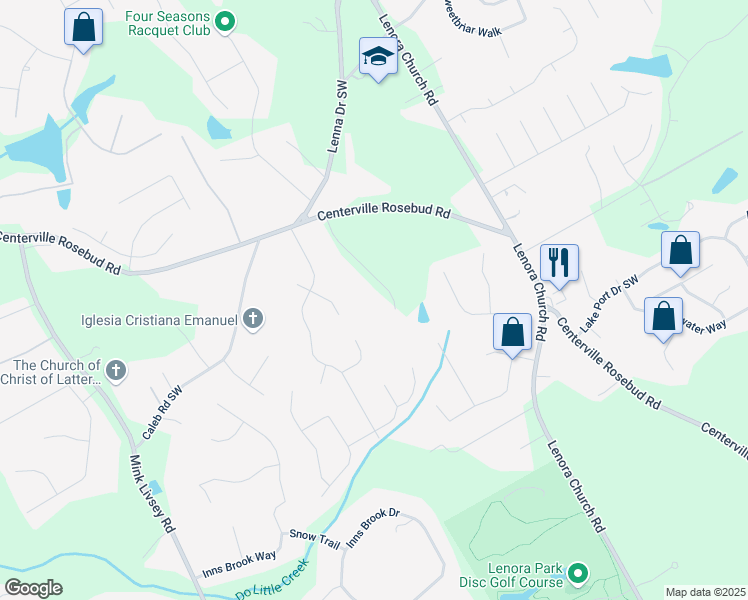 map of restaurants, bars, coffee shops, grocery stores, and more near 4013 Brenteresa Court in Snellville