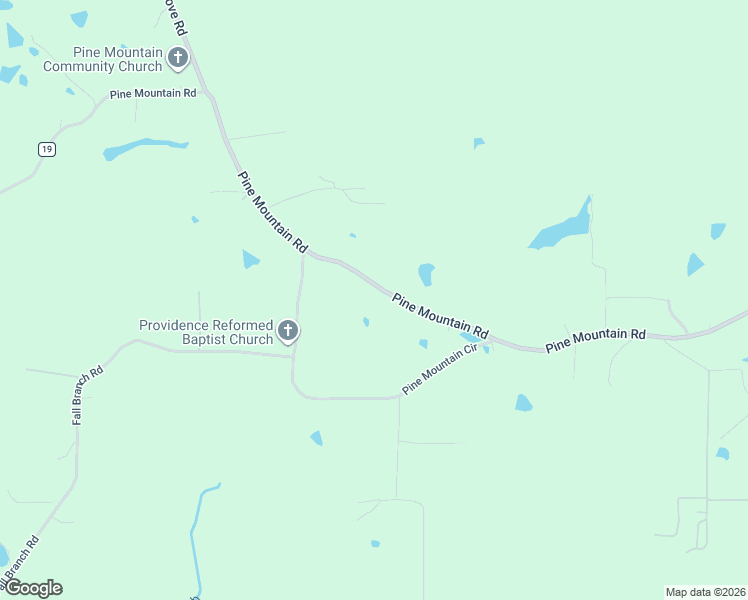 map of restaurants, bars, coffee shops, grocery stores, and more near 4515 Pine Mountain Road in Remlap