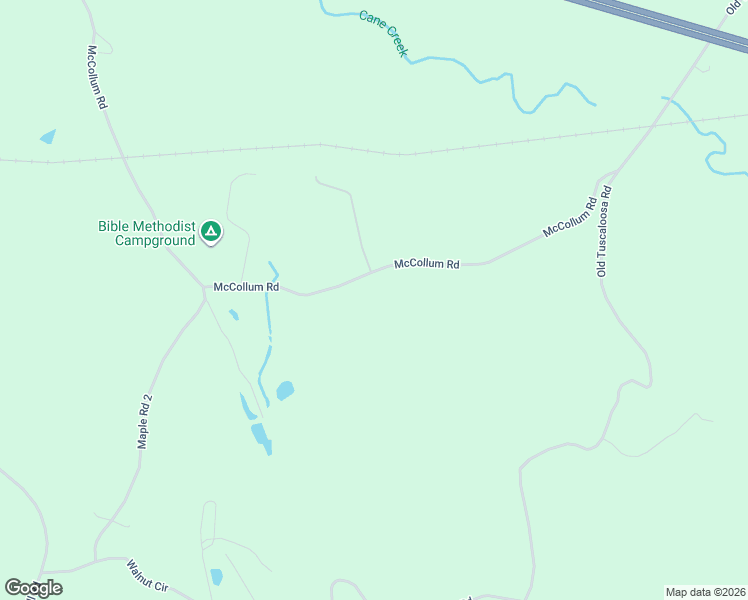 map of restaurants, bars, coffee shops, grocery stores, and more near 1617 McCollum Road in Jasper