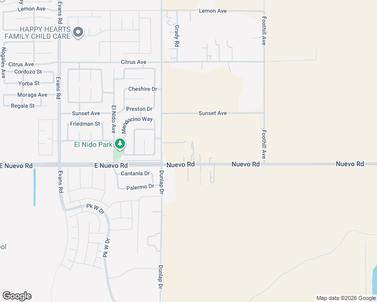 map of restaurants, bars, coffee shops, grocery stores, and more near 21900 Dunlap Drive in Perris