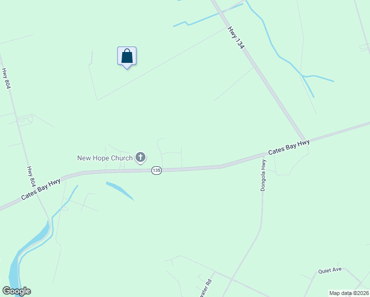 map of restaurants, bars, coffee shops, grocery stores, and more near 5310 Cates Bay Highway in Conway