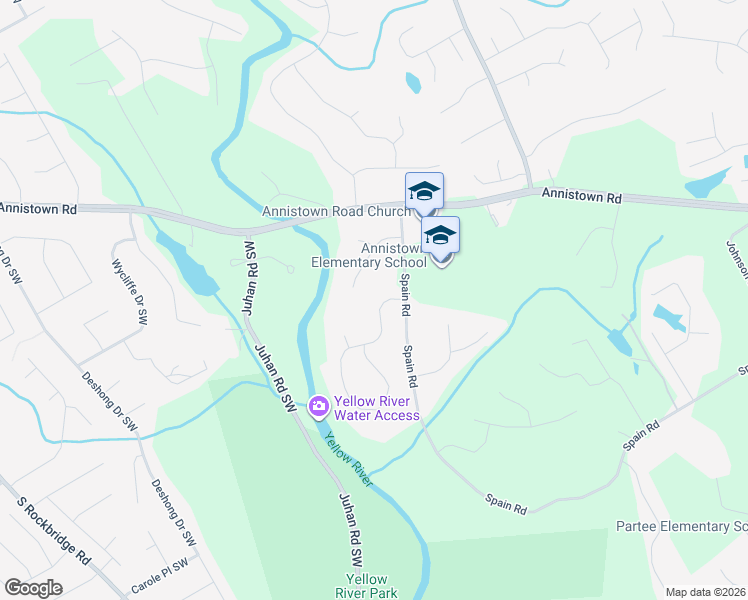 map of restaurants, bars, coffee shops, grocery stores, and more near 4625 Riversound Drive in Snellville