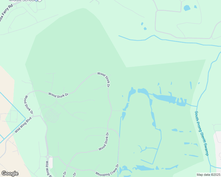 map of restaurants, bars, coffee shops, grocery stores, and more near 1644 Wood Stork Drive in Conway
