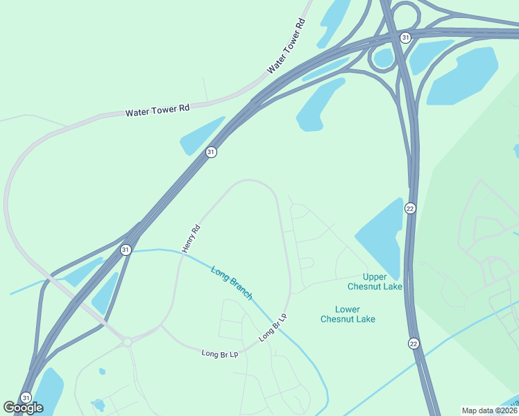 map of restaurants, bars, coffee shops, grocery stores, and more near 6275 Water Tower Road in Longs