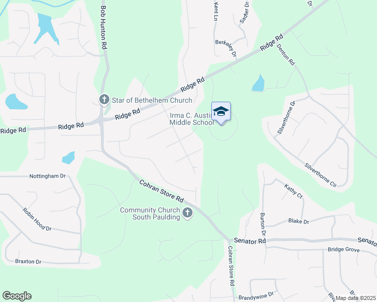 map of restaurants, bars, coffee shops, grocery stores, and more near 287 Bramlett Meadows Drive in Douglasville