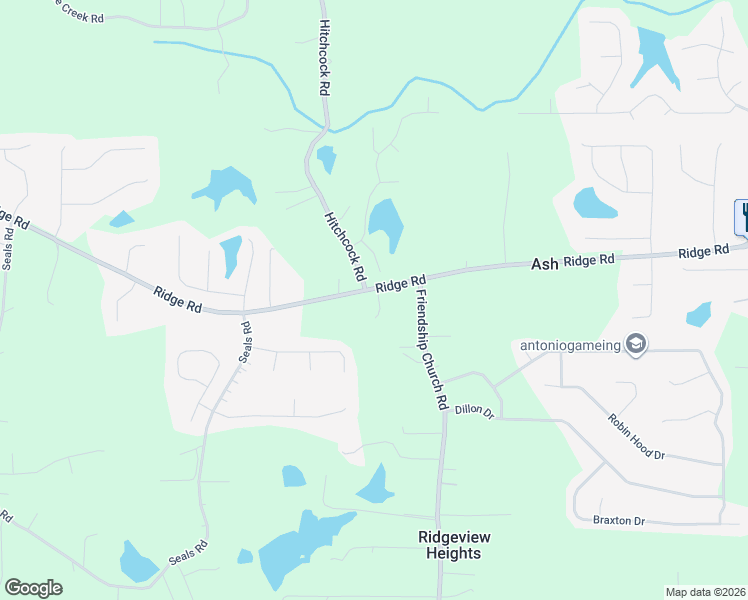 map of restaurants, bars, coffee shops, grocery stores, and more near 1926 Ridge Road in Dallas