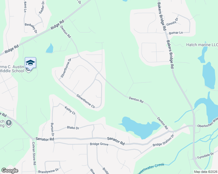 map of restaurants, bars, coffee shops, grocery stores, and more near 674 Denton Road in Douglasville
