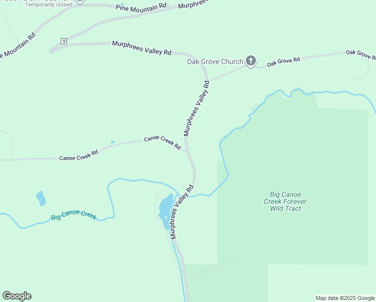 map of restaurants, bars, coffee shops, grocery stores, and more near 2370 Murphrees Valley Road in Springville