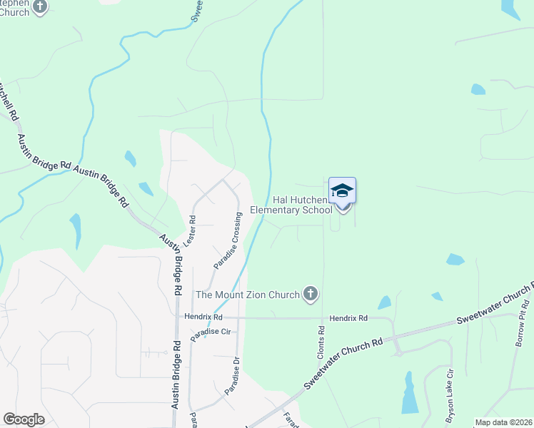 map of restaurants, bars, coffee shops, grocery stores, and more near 138 Wiley Drive in Douglasville