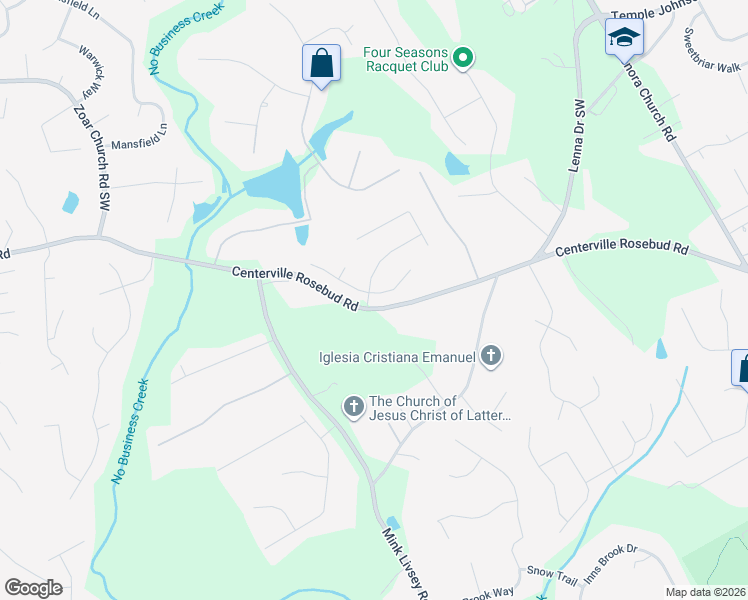 map of restaurants, bars, coffee shops, grocery stores, and more near 3305 Madison Farm Place in Snellville