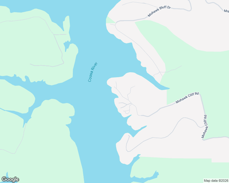 map of restaurants, bars, coffee shops, grocery stores, and more near 2023 Mohawk Cliff Rd in Ohatchee