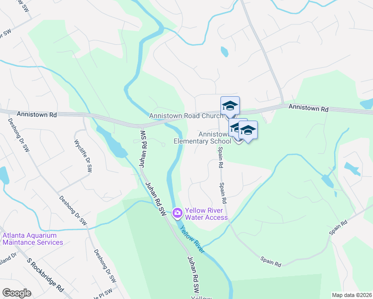 map of restaurants, bars, coffee shops, grocery stores, and more near 3177 Aycliff Court Southwest in Snellville