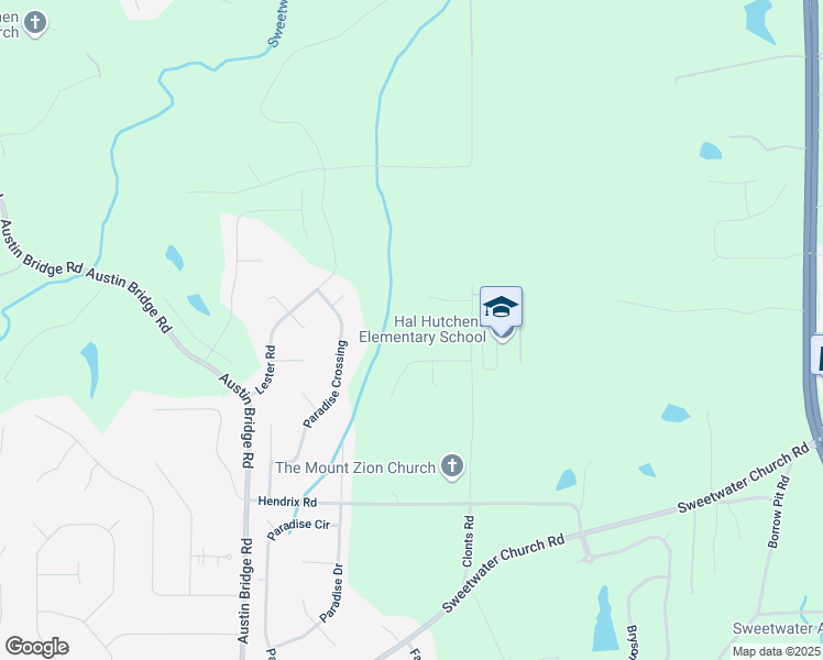 map of restaurants, bars, coffee shops, grocery stores, and more near 90 Wiley Drive in Douglasville