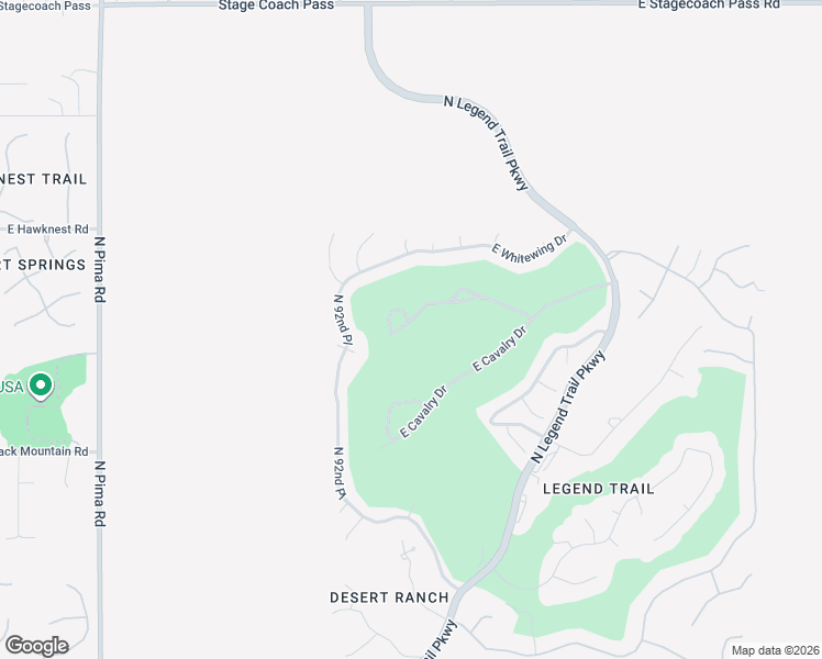 map of restaurants, bars, coffee shops, grocery stores, and more near 9382 East Sandy Vista Drive in Scottsdale