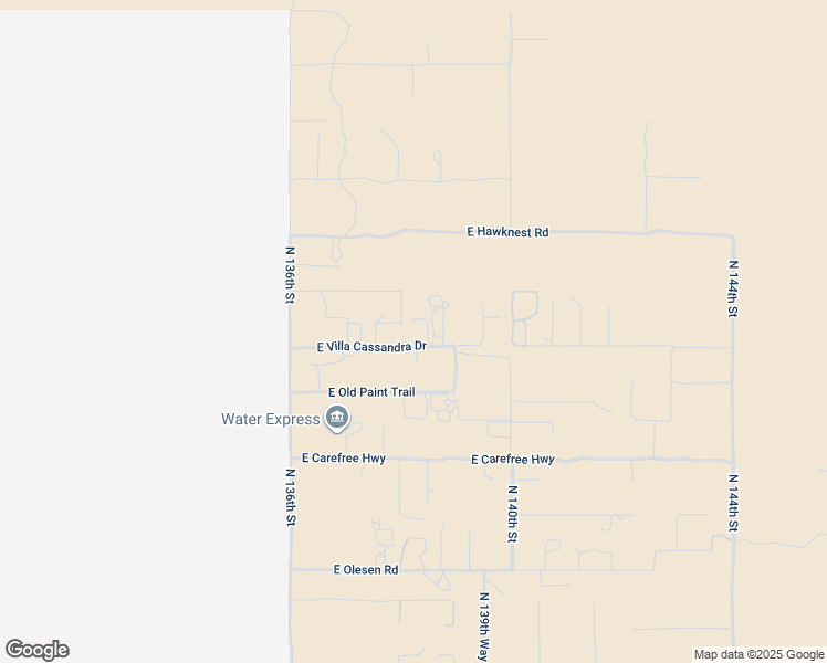 map of restaurants, bars, coffee shops, grocery stores, and more near 35112 North 138th Way in Scottsdale
