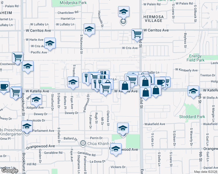 1807 West Katella Avenue, Anaheim CA - Walk Score
