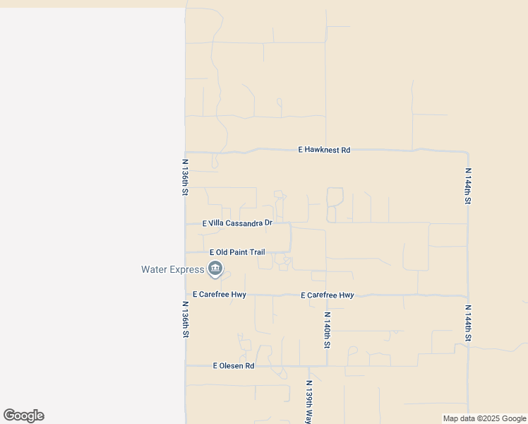 map of restaurants, bars, coffee shops, grocery stores, and more near 35112 North 138th Way in Scottsdale