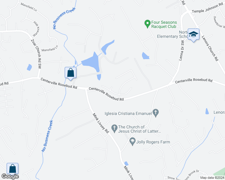 map of restaurants, bars, coffee shops, grocery stores, and more near 3421 Madison Ridge Trail in Snellville