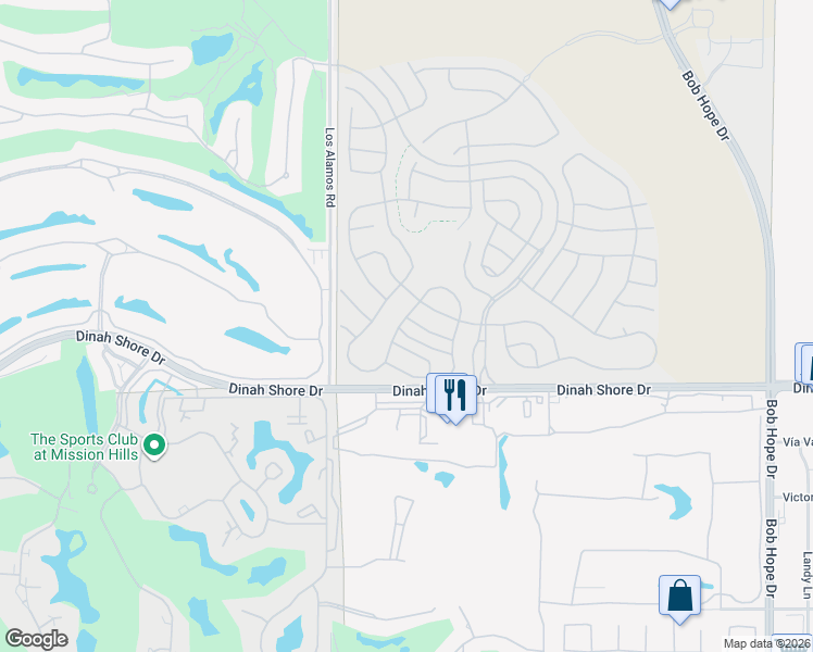 map of restaurants, bars, coffee shops, grocery stores, and more near 110 Barolo in Rancho Mirage