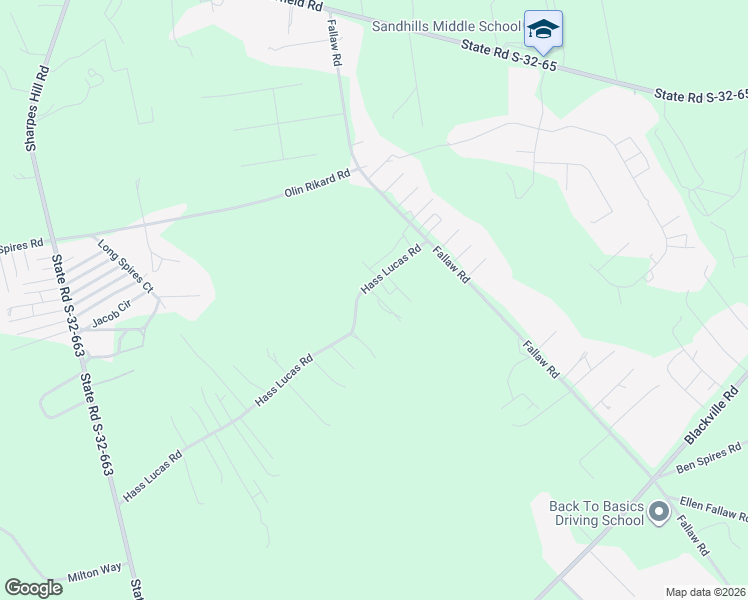 map of restaurants, bars, coffee shops, grocery stores, and more near 127 Hass Lucas Road in Gaston