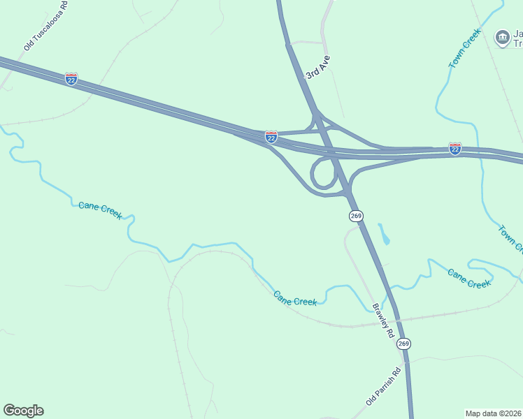 map of restaurants, bars, coffee shops, grocery stores, and more near in Jasper