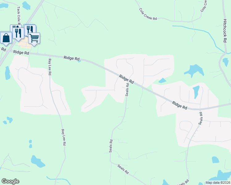 map of restaurants, bars, coffee shops, grocery stores, and more near 128 Devynwood Drive in Dallas