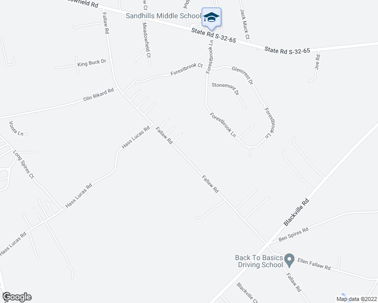 map of restaurants, bars, coffee shops, grocery stores, and more near 465 Fallaw Road in Gaston