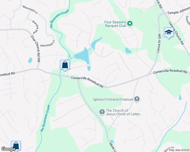 map of restaurants, bars, coffee shops, grocery stores, and more near 3461 Madison Ridge Trail in Snellville