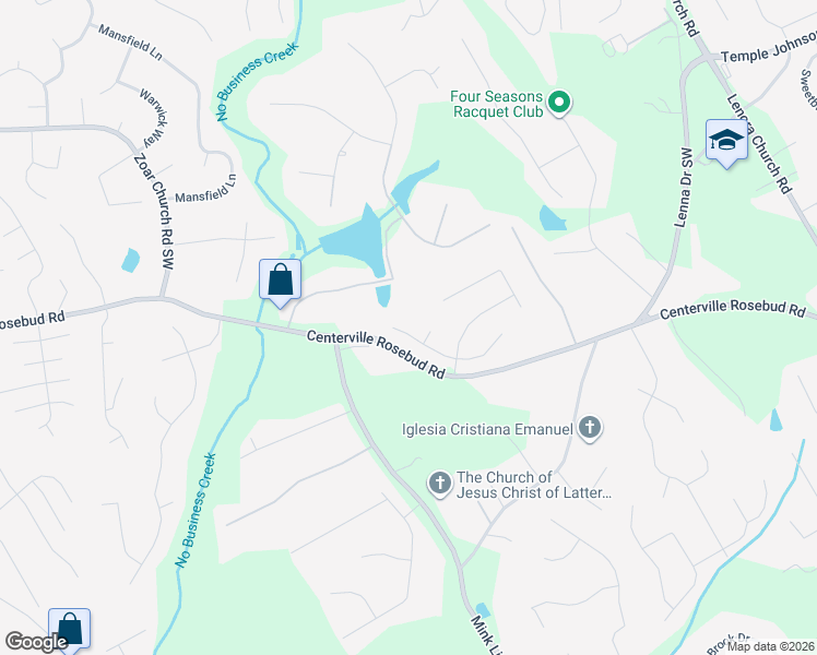 map of restaurants, bars, coffee shops, grocery stores, and more near 3461 Madison Ridge Trail in Snellville