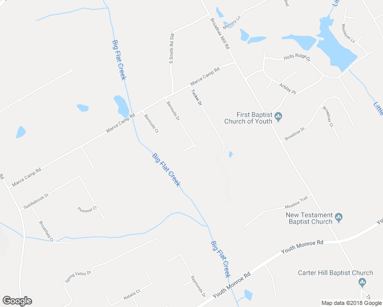 map of restaurants, bars, coffee shops, grocery stores, and more near 2492 Bermuda Drive in Loganville