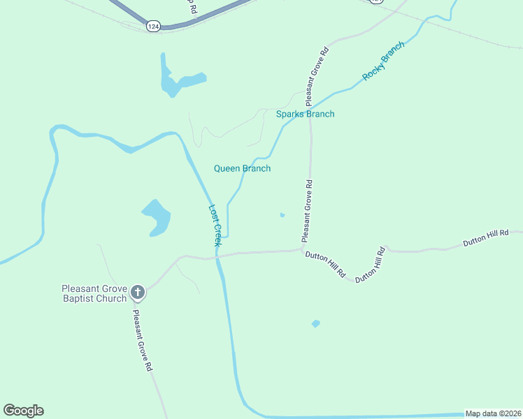 map of restaurants, bars, coffee shops, grocery stores, and more near 1301-1399 Pleasant Grove Road in Oakman