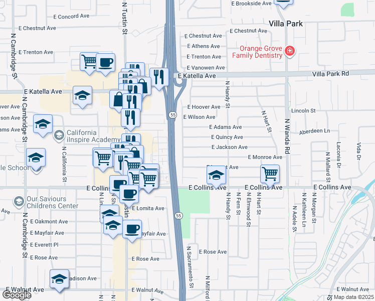 Walk Score Detail Map