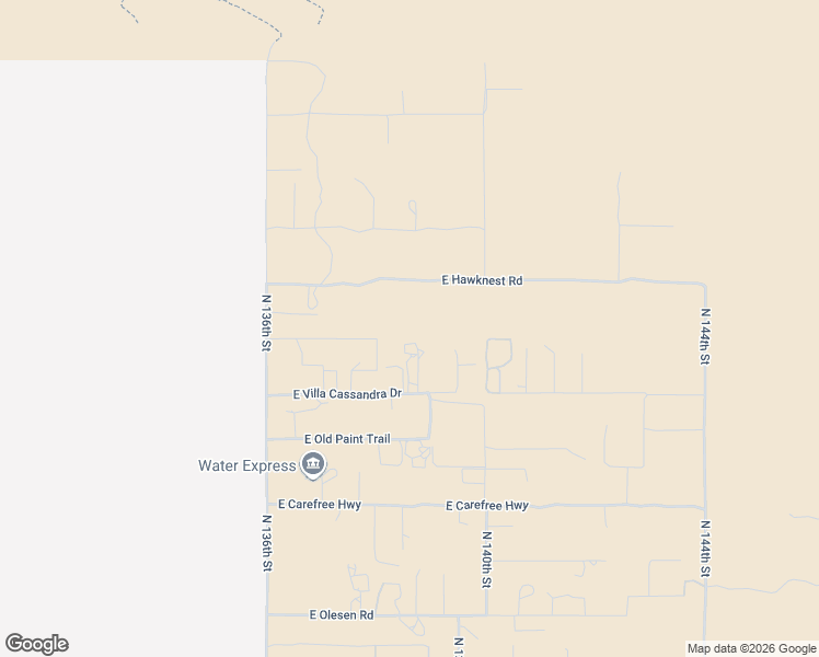 map of restaurants, bars, coffee shops, grocery stores, and more near 13849 East Hawknest Road in Scottsdale