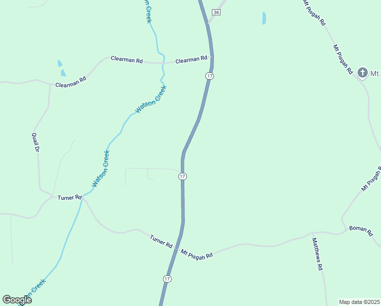 map of restaurants, bars, coffee shops, grocery stores, and more near 47999 Alabama 17 in Vernon