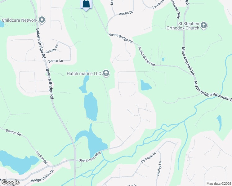 map of restaurants, bars, coffee shops, grocery stores, and more near 424 Black Forest Run in Douglasville