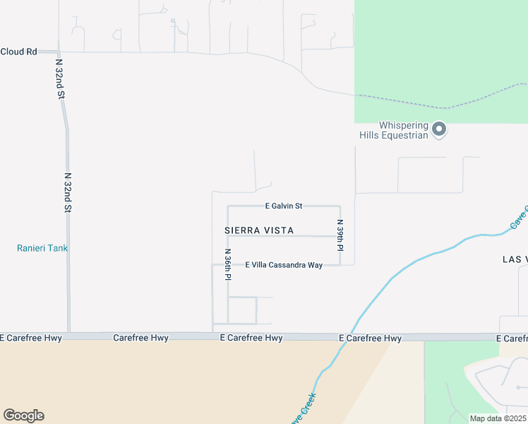 map of restaurants, bars, coffee shops, grocery stores, and more near 3733 East Galvin Street in Cave Creek