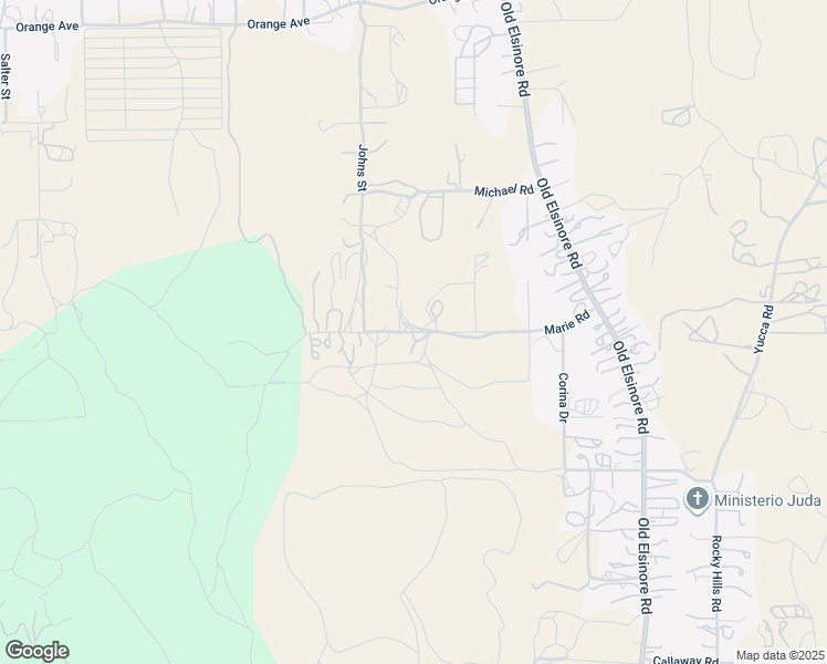 map of restaurants, bars, coffee shops, grocery stores, and more near Marie Road in Riverside County