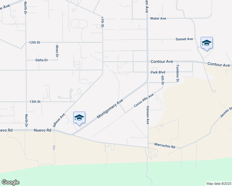 map of restaurants, bars, coffee shops, grocery stores, and more near in Nuevo