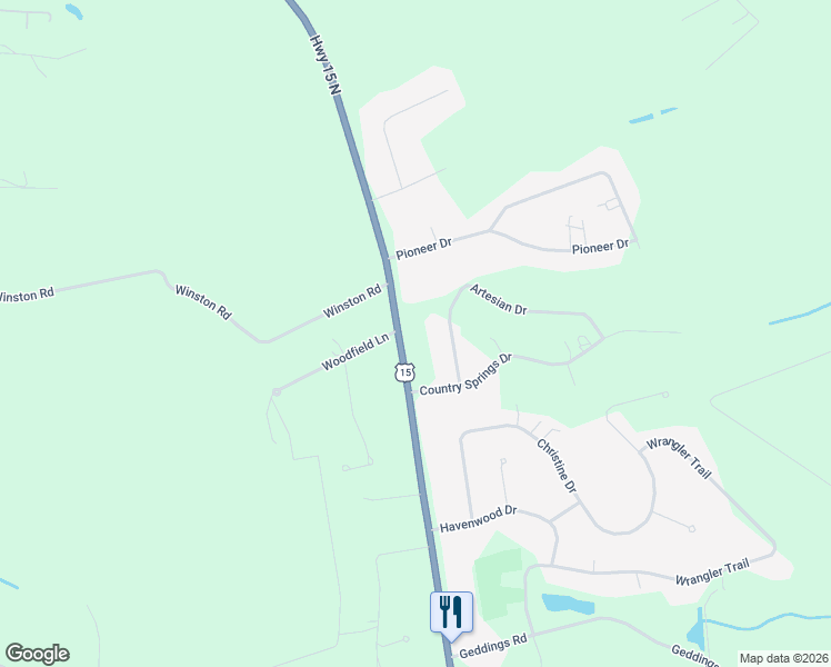 map of restaurants, bars, coffee shops, grocery stores, and more near 3965 U.S. 15 in Sumter