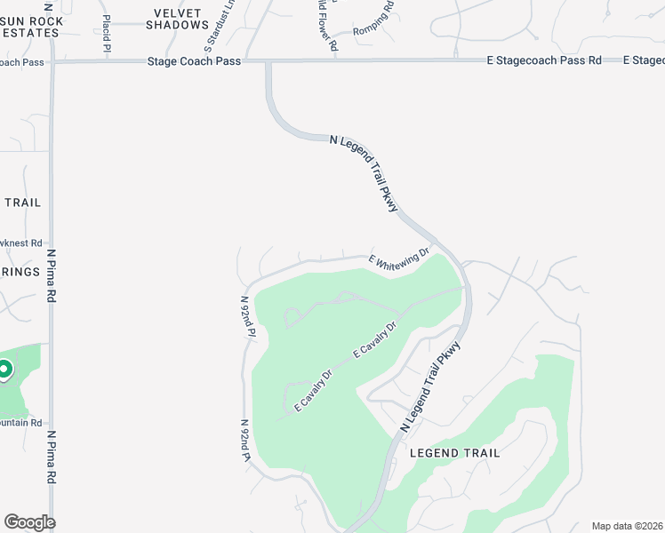 map of restaurants, bars, coffee shops, grocery stores, and more near 9411 East Whitewing Drive in Scottsdale