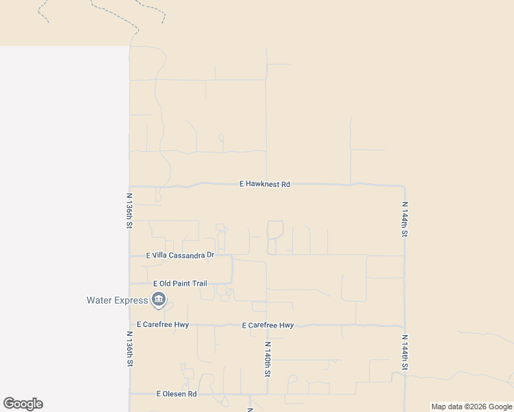 map of restaurants, bars, coffee shops, grocery stores, and more near 13931 East Hawknest Road in Scottsdale