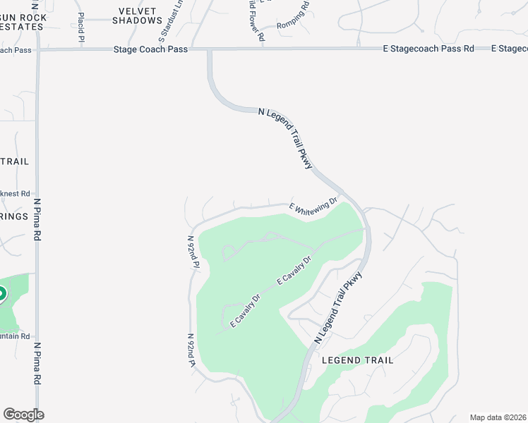 map of restaurants, bars, coffee shops, grocery stores, and more near 9411 East Whitewing Drive in Scottsdale
