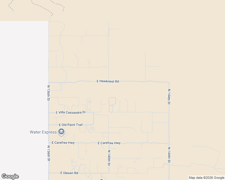 map of restaurants, bars, coffee shops, grocery stores, and more near 14001 East Hawknest Road in Scottsdale