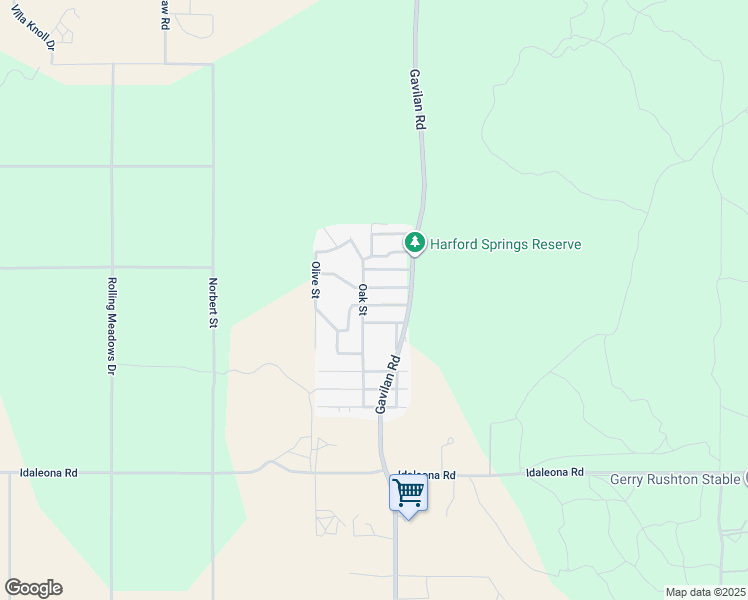 map of restaurants, bars, coffee shops, grocery stores, and more near 17152 Aragon Drive in Perris